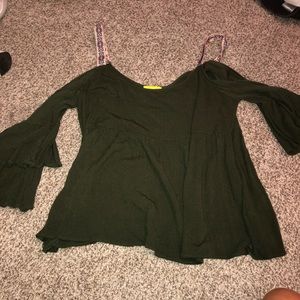 off the shoulder long sleeve